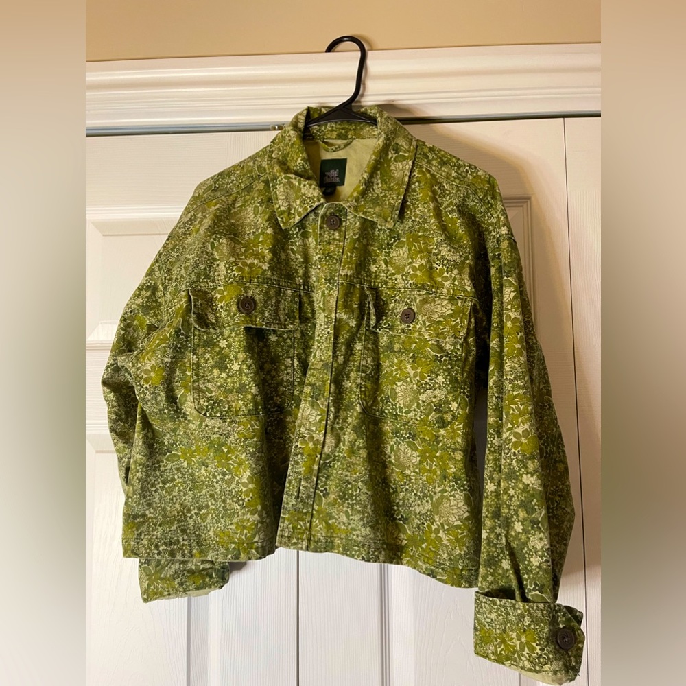 Wild Fable Denim Patterned Jacket